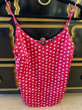 Scotch & Soda V-neck Cami / Tank Top. Summer Stars Tropical Size Small.